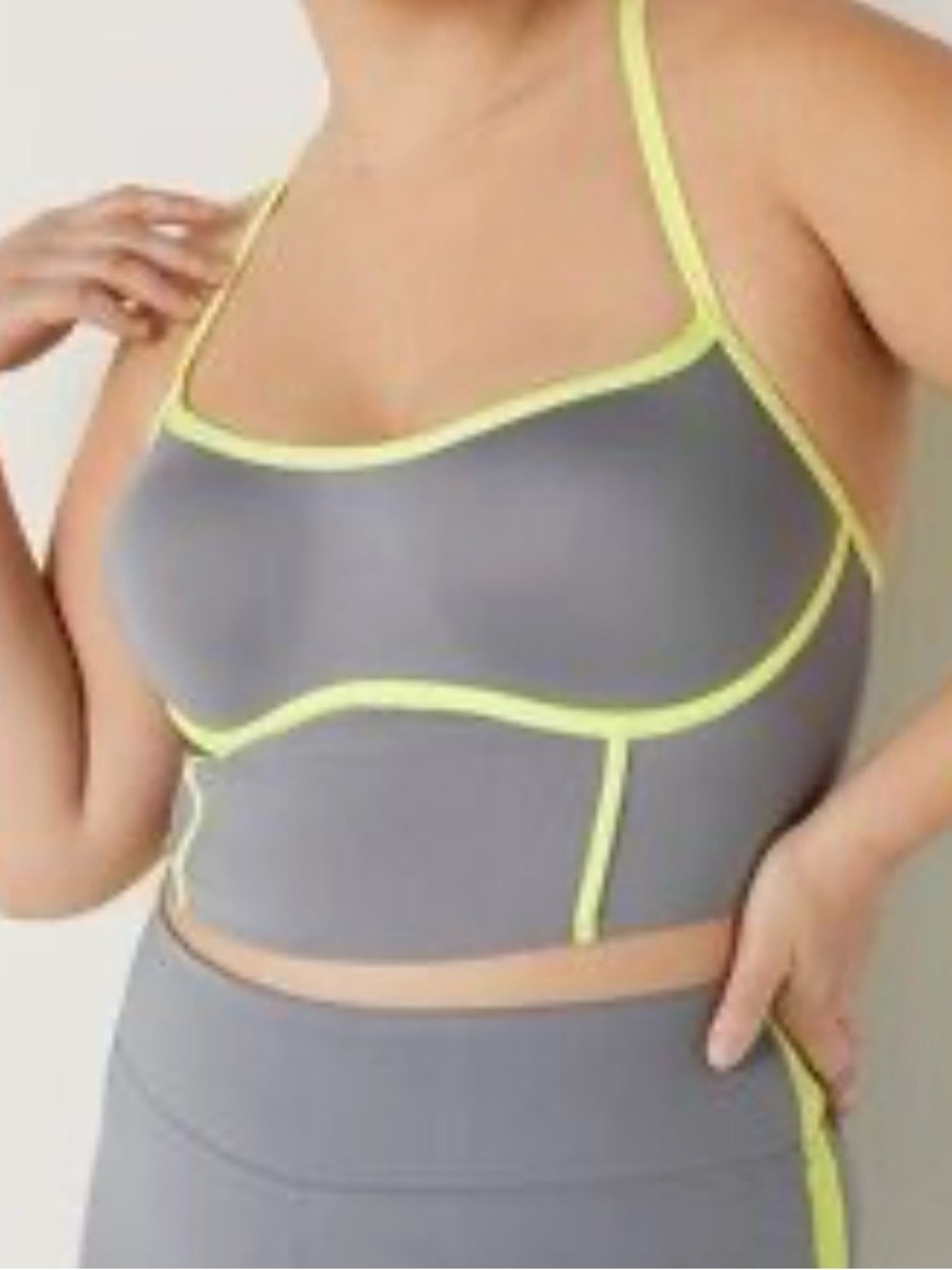 Pink Victoria Secret Corset Sports Bra